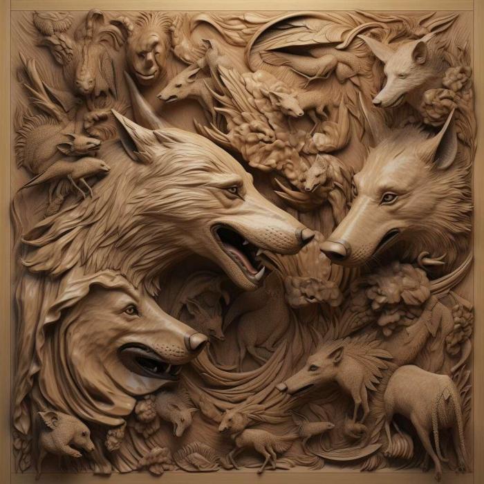 نموذج ثلاثي الأبعاد لآلة CNC 3D Art 